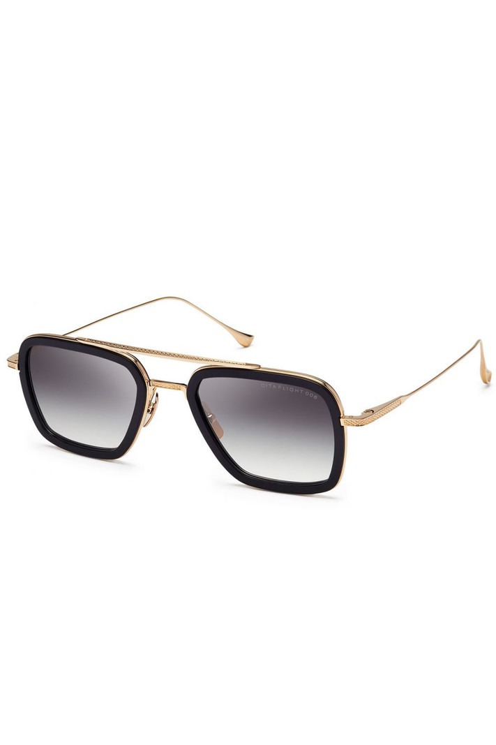 DITA Eyewear DITA Flight.006 Matte Black Yellow gold