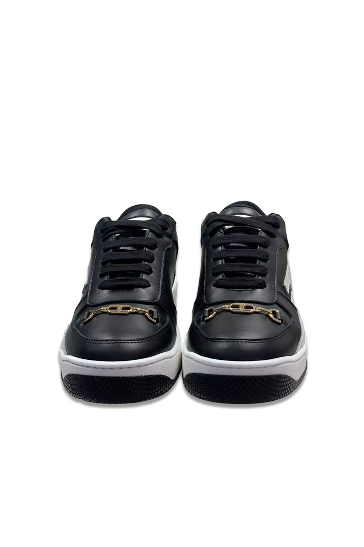 ELISABETTA FRANCHI Elisabetta Franchi zwarte sneakers met logo