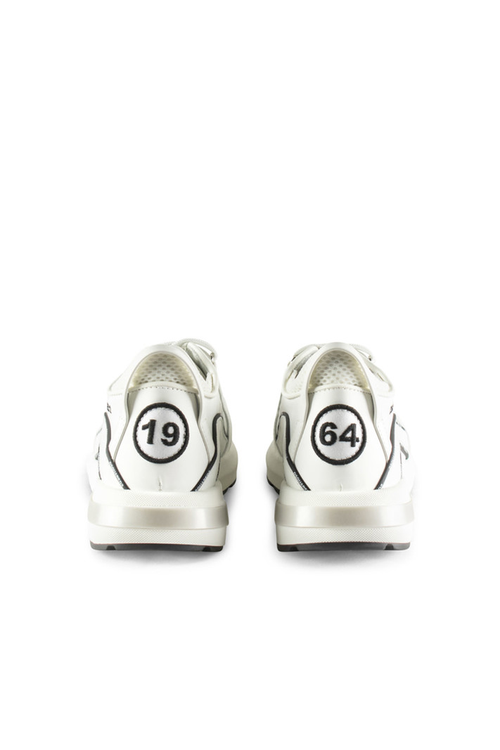 DSQUARED2 Dsquared2 witte sneaker met logo in boog