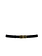 ELISABETTA FRANCHI Elisabetta Franchi zwarte riem met logo