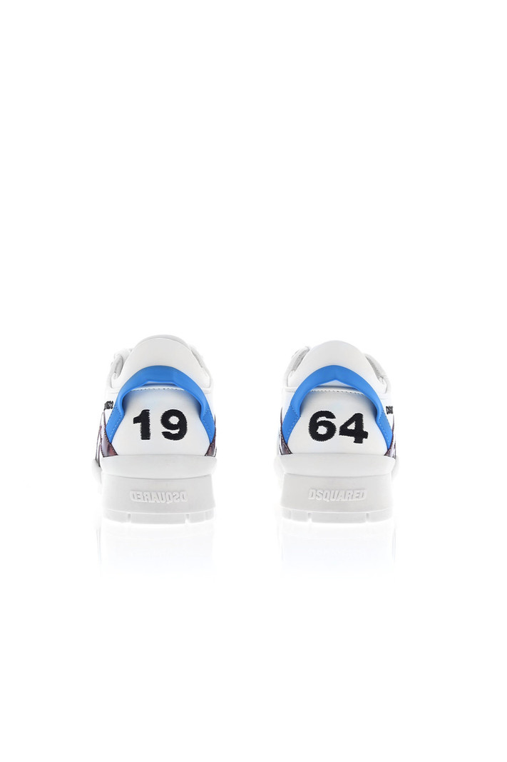 DSQUARED2 Dsquared2 witte 551 PVC wave bordeaux sneaker