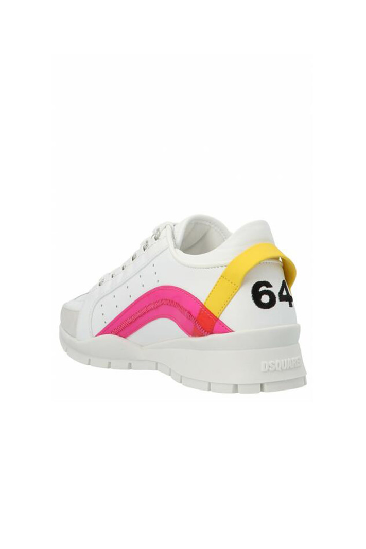 DSQUARED2 Dsquared2 witte 551 PVC wave roze sneaker