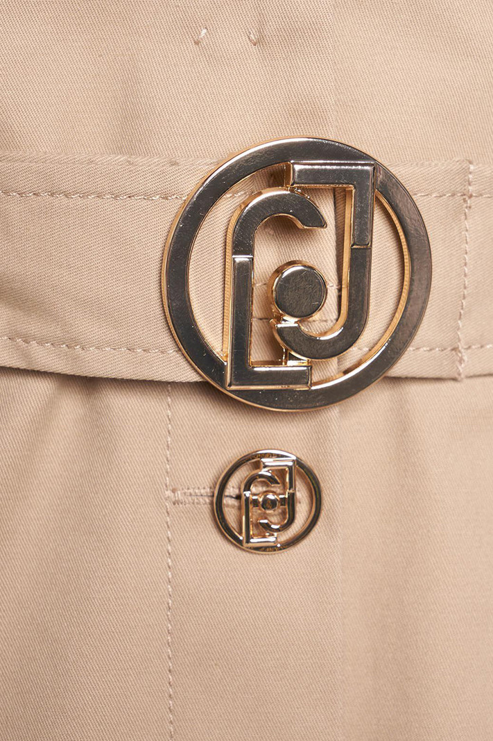 LIU JO Liu Jo  kokerrok met riem Beige