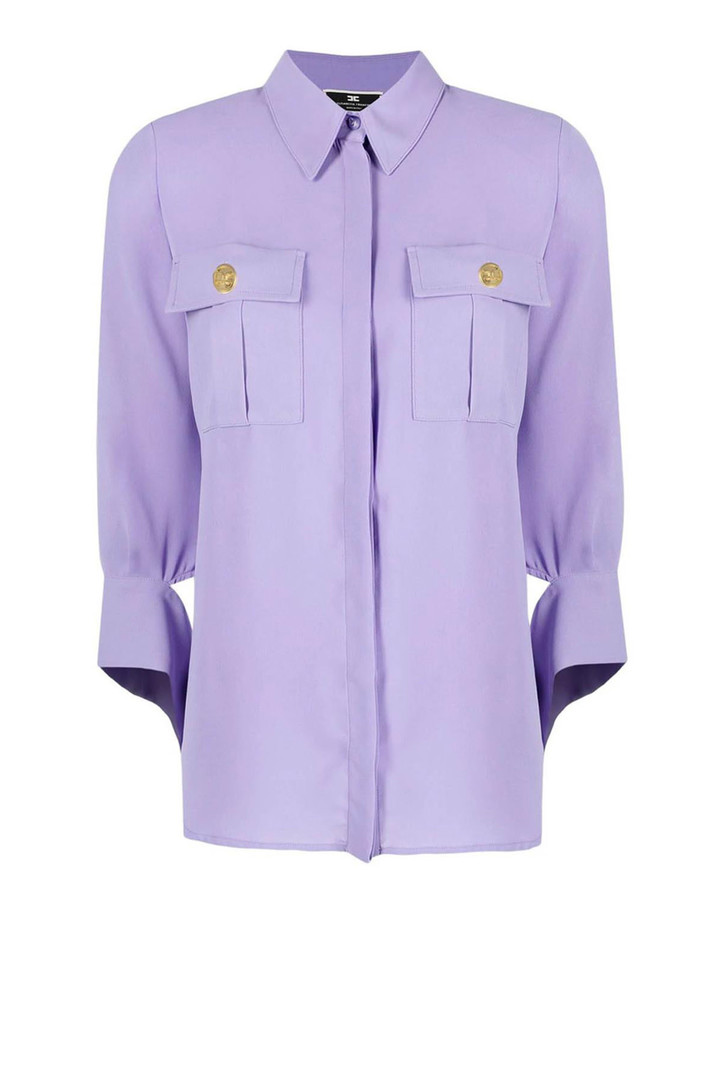 ELISABETTA FRANCHI Elisabetta Franchi paarse blouse