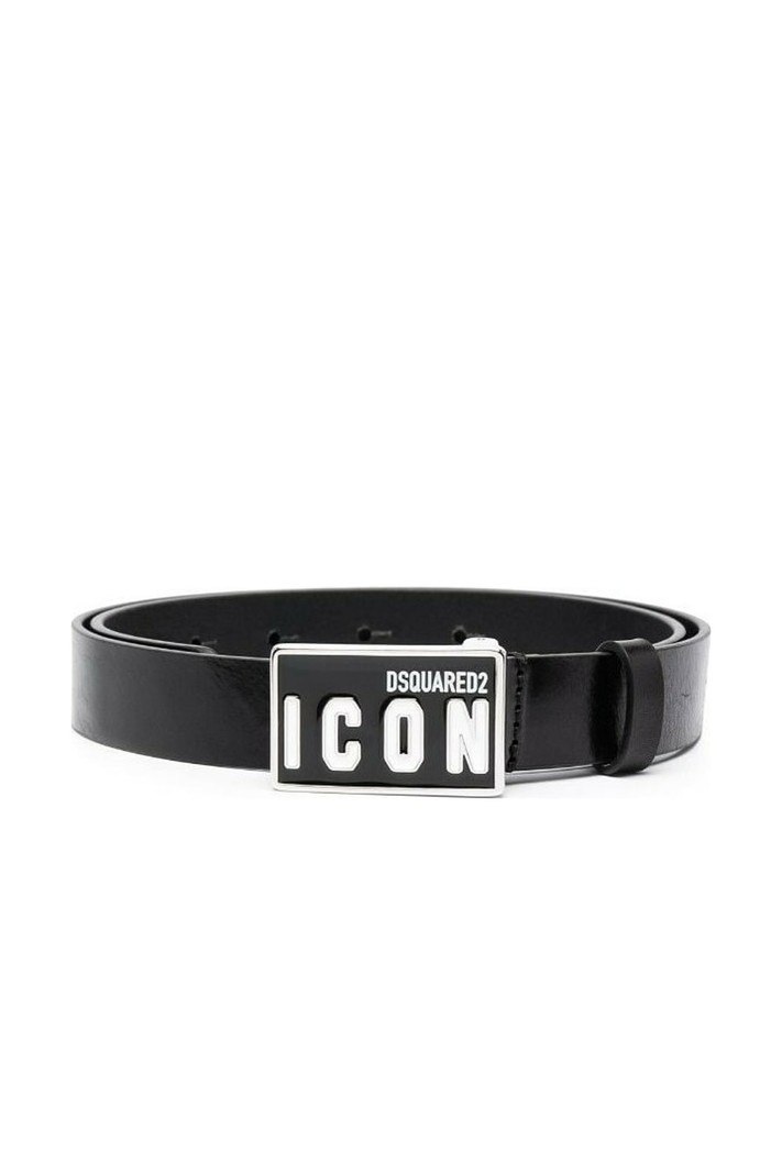 DSQUARED2 Dsquared2 zwarte ICON riem