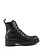 DSQUARED2 zwarte biker boots met logotape achterzijde