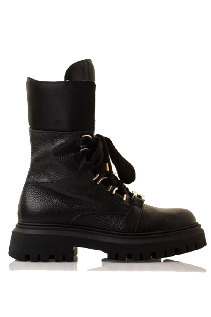 ELISABETTA FRANCHI Elisabetta Franchi zwarte boots met logo