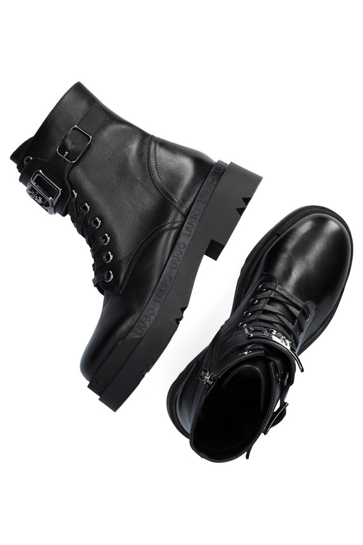 Liu Jo enkellaars Love-15 Zwart - Dresscode