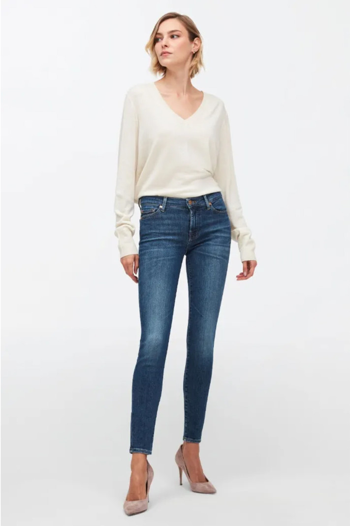 SEVEN FOR ALL MANKIND 7 For All Mankind The skinny jeans met glitter Blauw