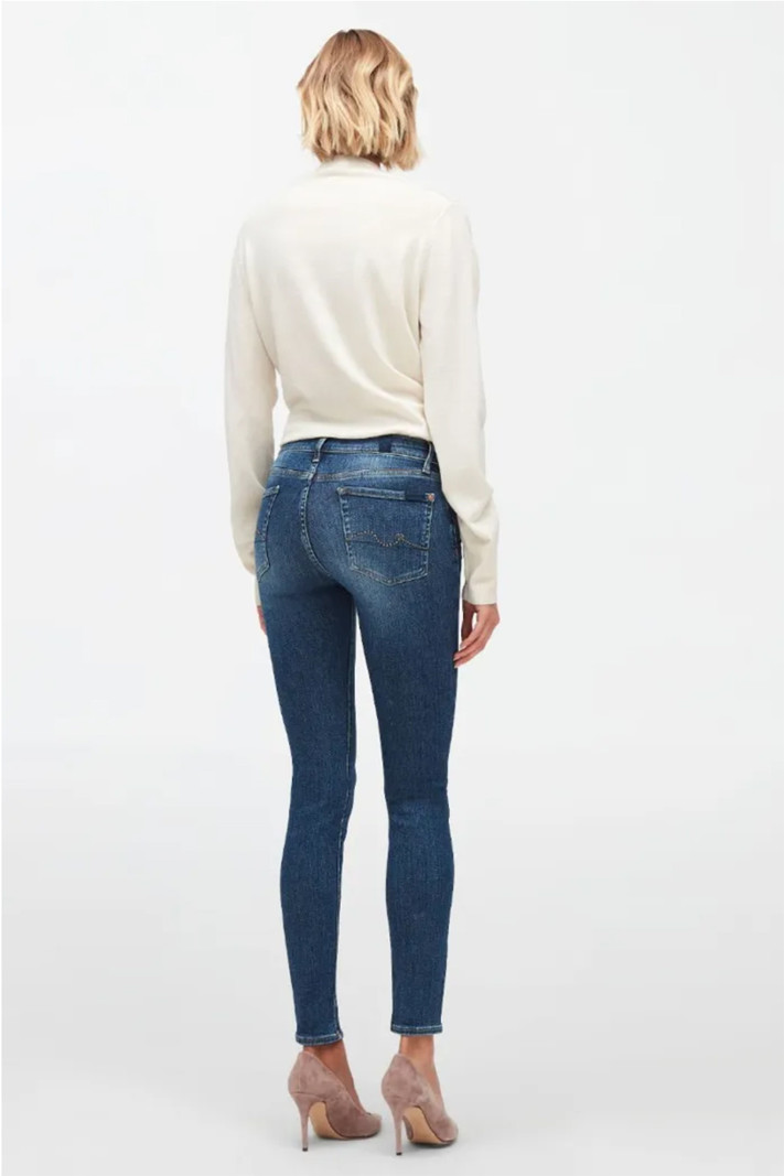 7 For All Mankind The skinny jeans met glitter Blauw