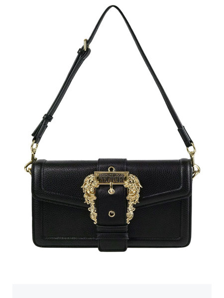 VJC Versace jeans couture bag with gold buckle Black