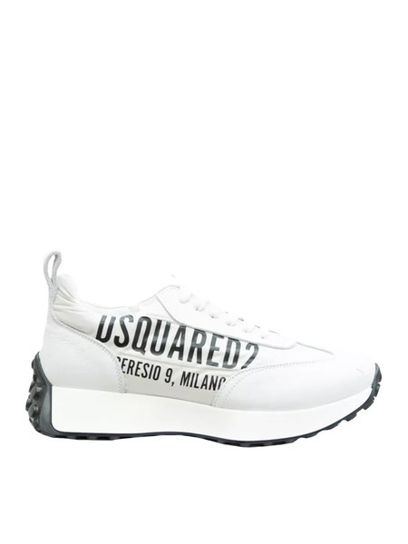 DSQUARED2 Dsquared2 Runner sneaker met nylon Wit