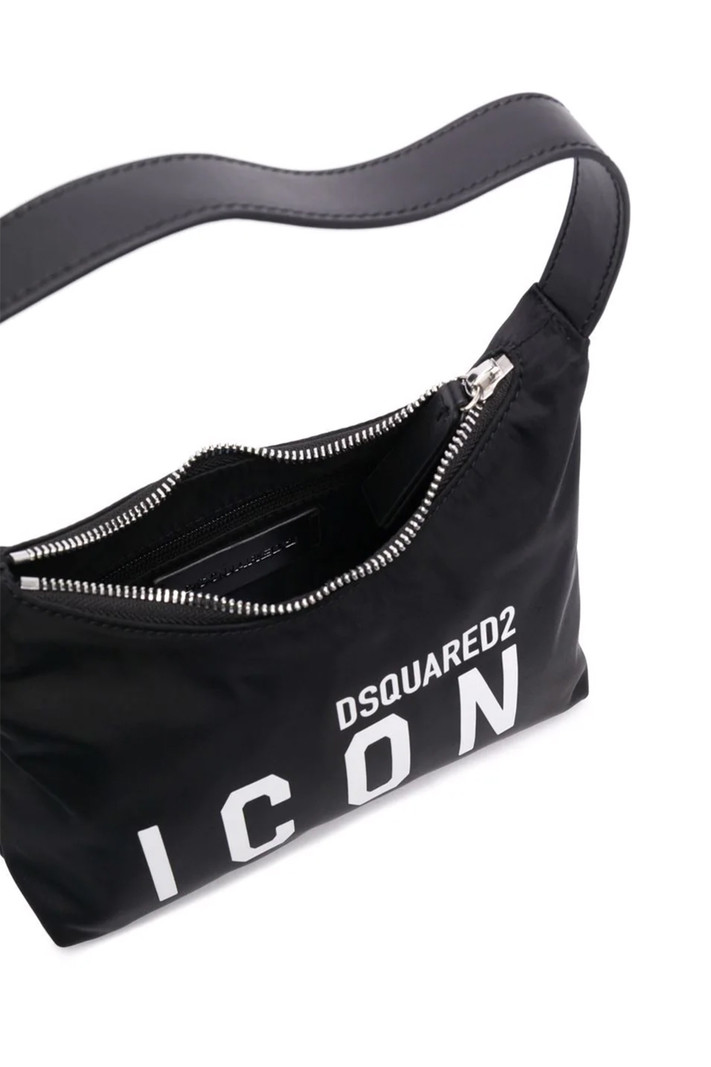 DSQUARED2 Dsquared2 ICON nylon handbag Black