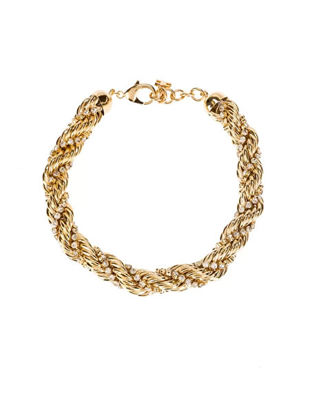 ELISABETTA FRANCHI Elisabetta Franchi necklace with stones Gold