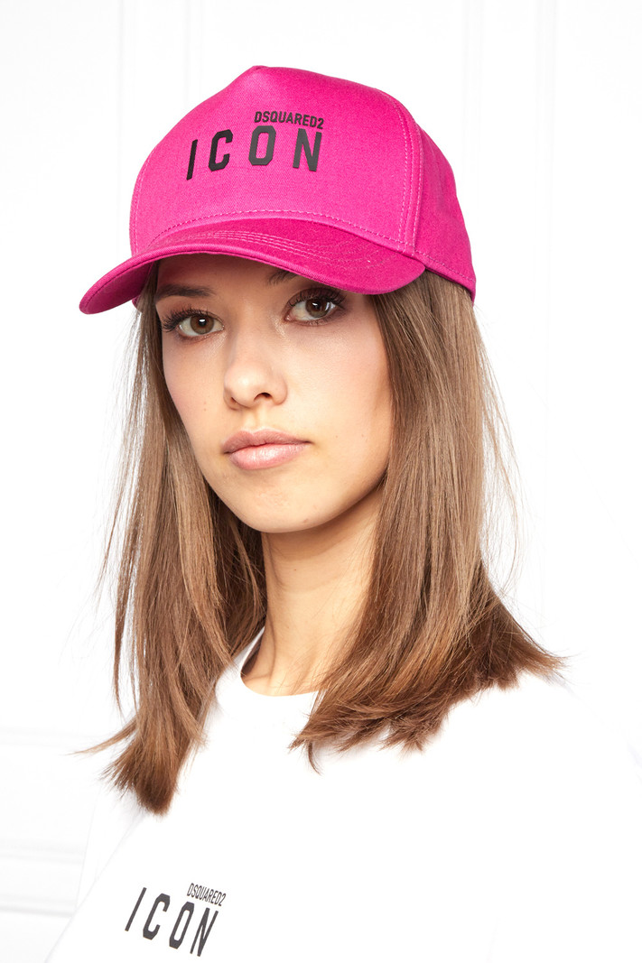 DSQUARED2 Dsquared2 mini ICON logo cap pink