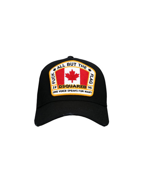 DSQUARED2 Dsquared2 black Fuck all but the flag cap
