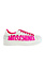 MOSCHINO + Kids Moschino sneaker met logo in neon roze Wit