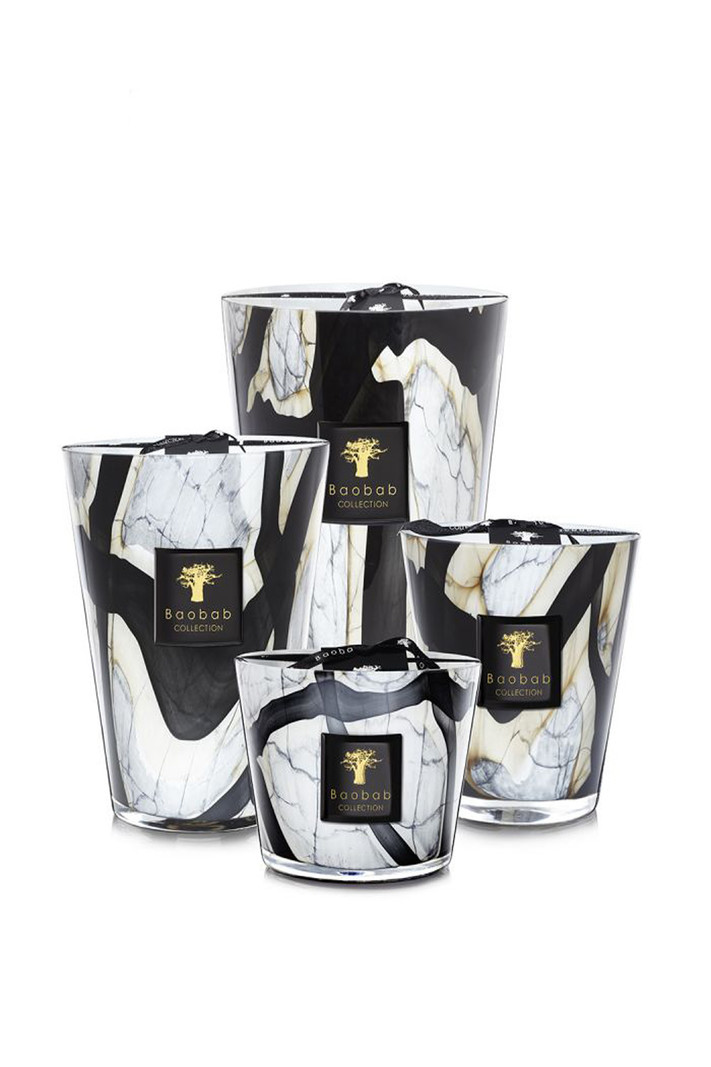 BAOBAB COLLECTION Baobab Stones candle Marble Max35