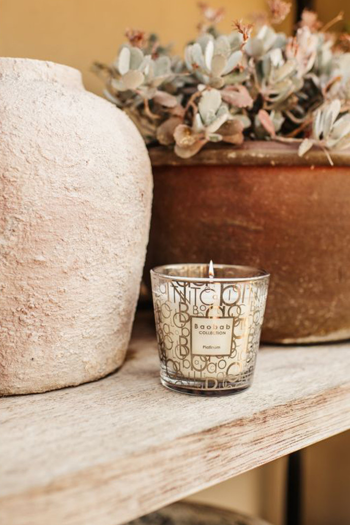 BAOBAB COLLECTION Baobab candle Les Exclusives Platinum Max24