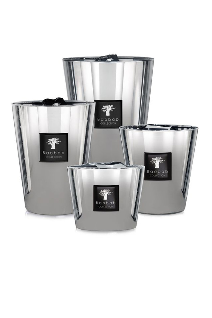 BAOBAB COLLECTION Baobab candle Les Exclusive Platinum Twins kandelaren