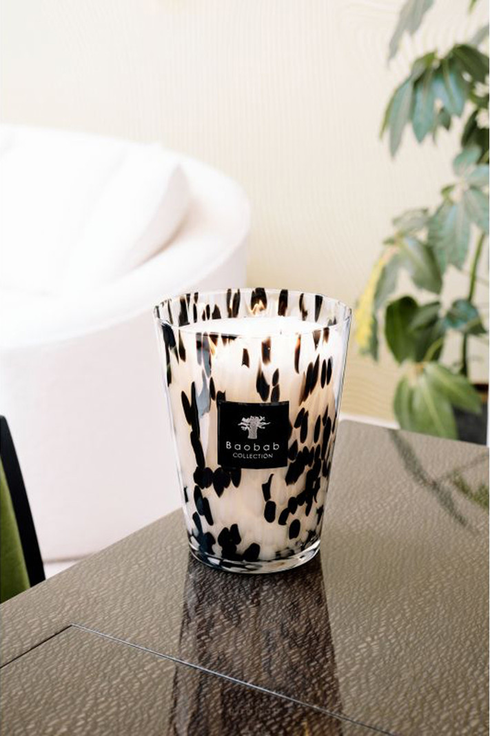 BAOBAB COLLECTION Baobab candle Black Pearls MaxOne