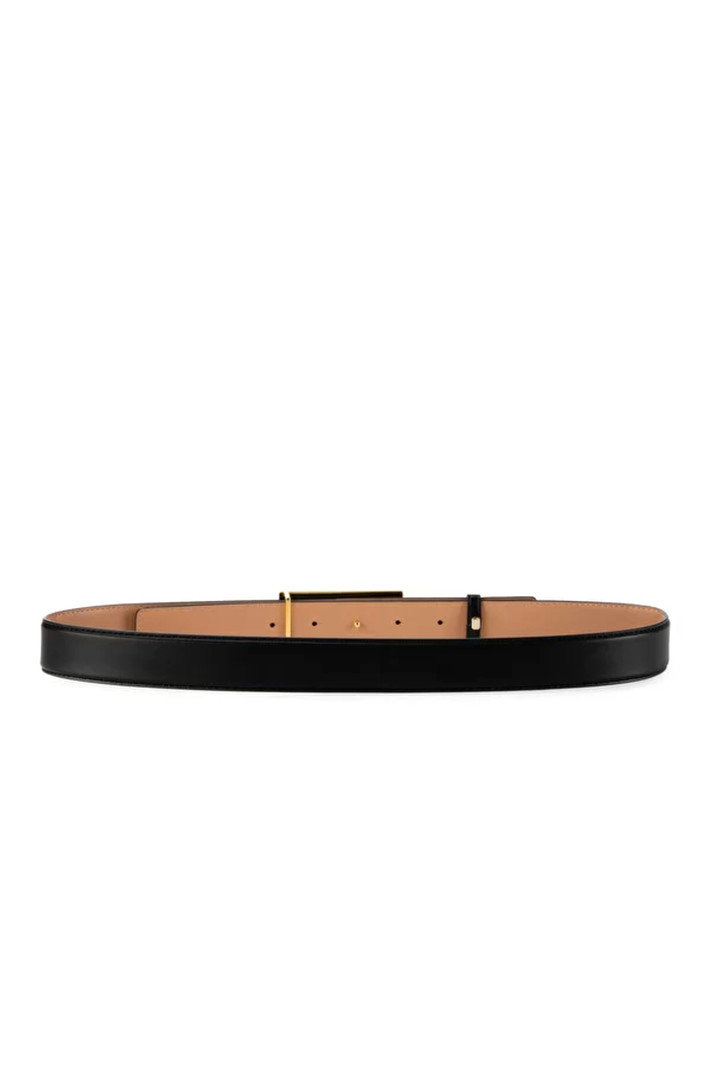 ELISABETTA FRANCHI Elisabetta Franchi waist belt with logo Black