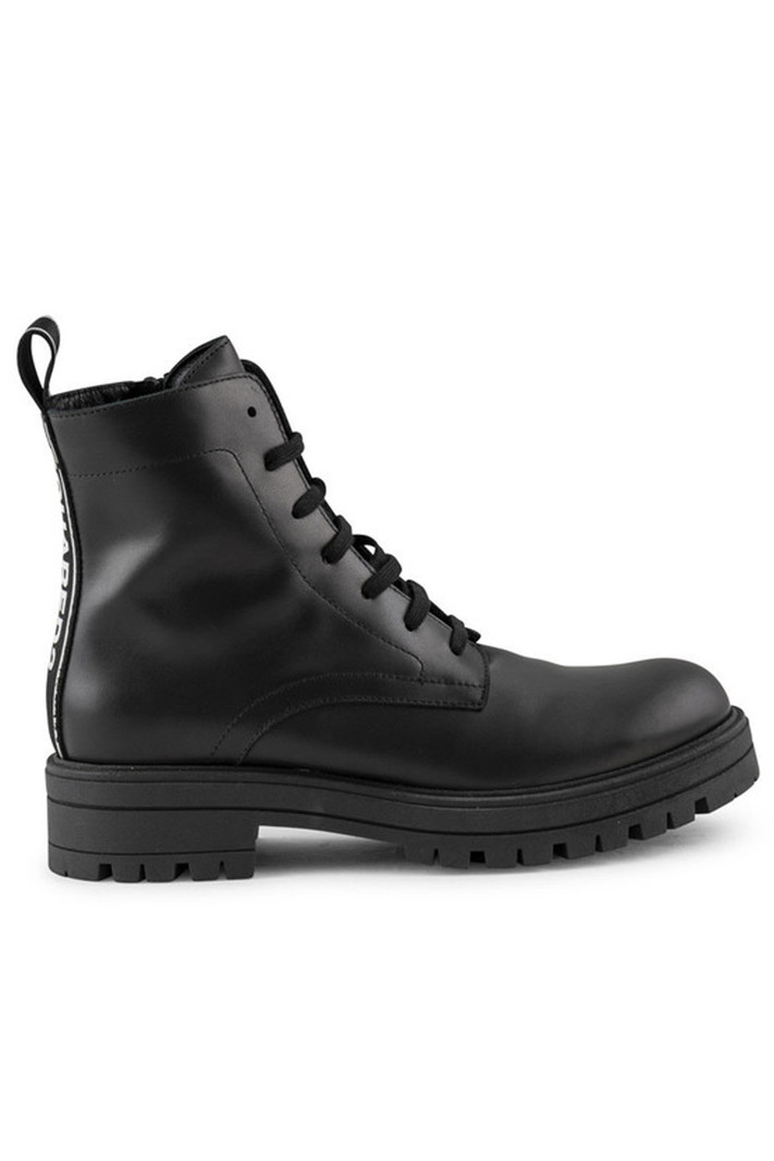 DSQUARED2 Dsquared2 bikerboot met logotape achterzijde Zwart  ( valt een maat groter uit )