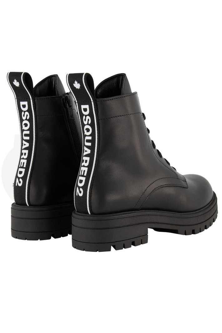 DSQUARED2 Dsquared2 bikerboot with logotape on the back