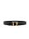 Z (S(UPER SALE Dsquared2 statement riem met gouden logo Zwart