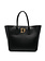 DSQUARED2 Dsquared2 statement shopper leather with gold logo Black