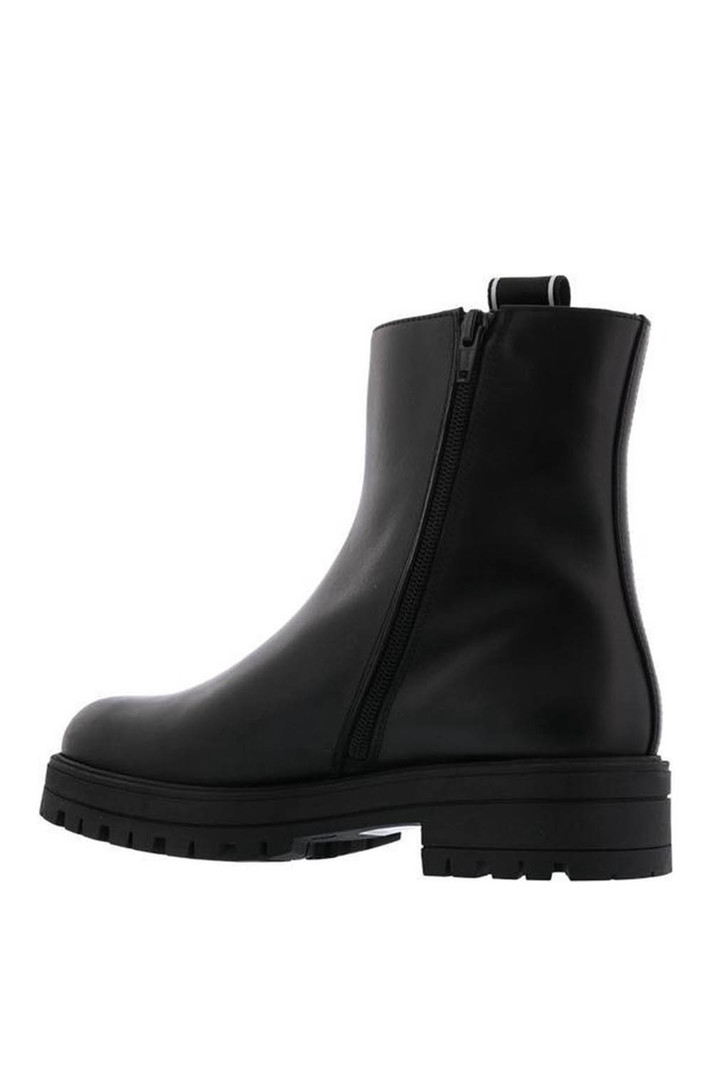 DSQUARED2 Dsquared2 leather boots with zipper and logo tape Black ( comes out one size bigger )