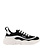 MOSCHINO + Kids Moschino sneaker with wave and logo in Black /White