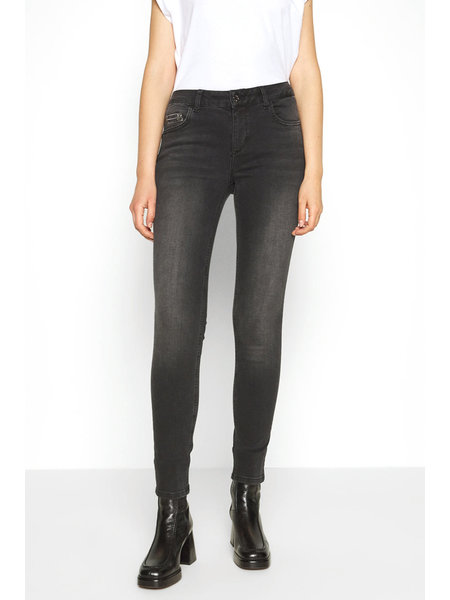 LIU JO Liu Jo jeans regular waist with glitter detail dark Grey
