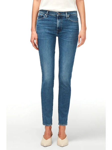 SEVEN FOR ALL MANKIND Seven for all Mankind Skinny jeans slim illusion glitter on back light Blue