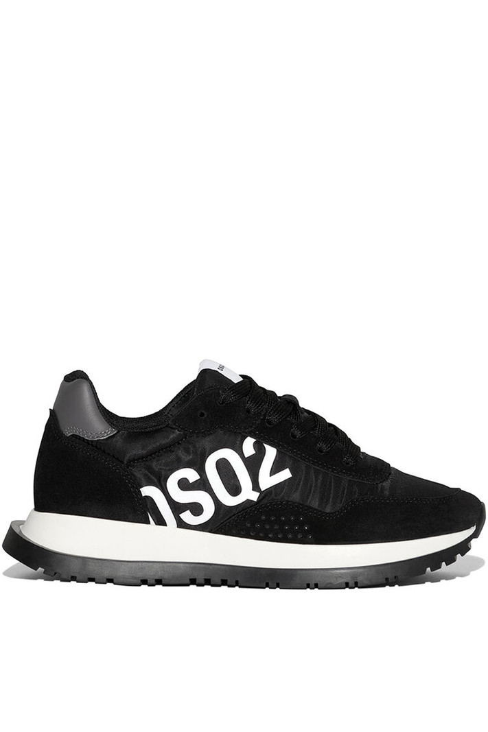 DSQUARED2 Dsquared2 runner met merknaam zijkant Zwart