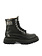 PHILIPP PLEIN Philipp plein biker boots  gouden logo achterzijde  Zwart