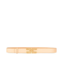 ELISABETTA FRANCHI Elisabetta Franchi belt chain in logo processed Nude / Beige