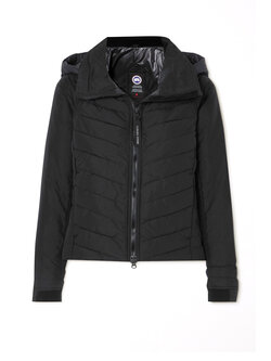 Canada Goose Women's HyBridge Base Down Jacket Matte Finish Zwart