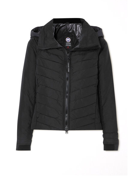 Canada Goose Women's HyBridge Base Down Jacket Matte Finish Zwart