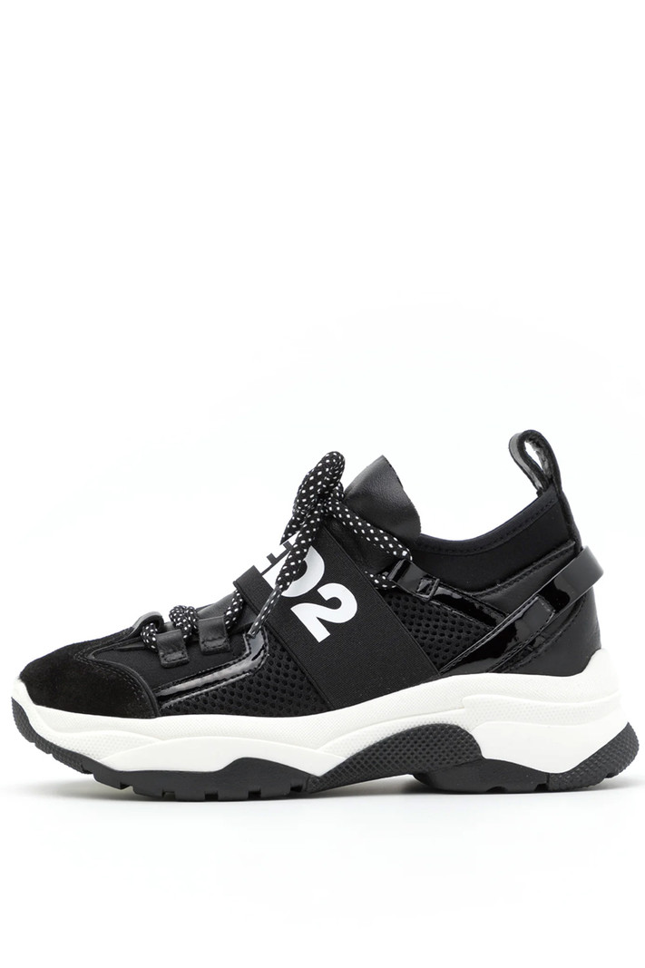 DSQUARED2 Dsquared Sneaker Bumpy with black strap Black