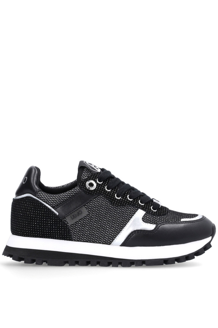 LIU JO Liu Jo sneaker maxi wonder 01 met gaas Zwart