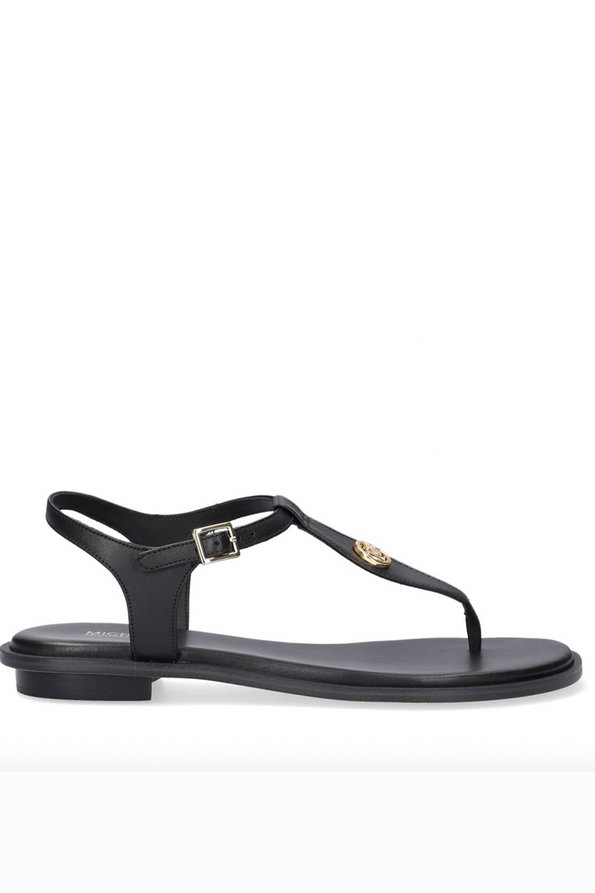 Michael Kors sandaal gouden logo Zwart