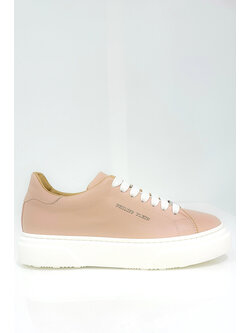Z (S(UPER SALE Philipp Plein sneakers met zilver logo Nude / Roze