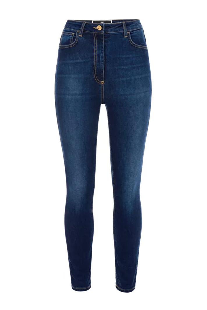 ELISABETTA FRANCHI Elisabetta Franchi Five-pocket skinny jeans Blue