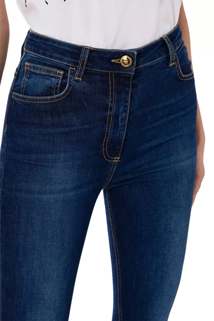 ELISABETTA FRANCHI Elisabetta Franchi Five-pocket skinny jeans Blauw