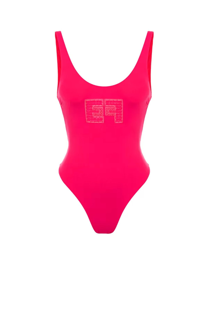 ELISABETTA FRANCHI Elisabetta Franchi swimming with EF logo Fuchsia Pink