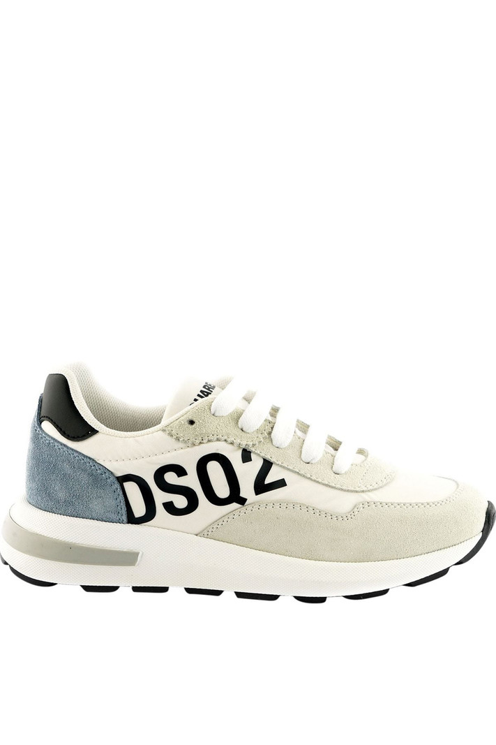 DSQUARED2 DSQUARED2 trainers logo and beige & grey details White