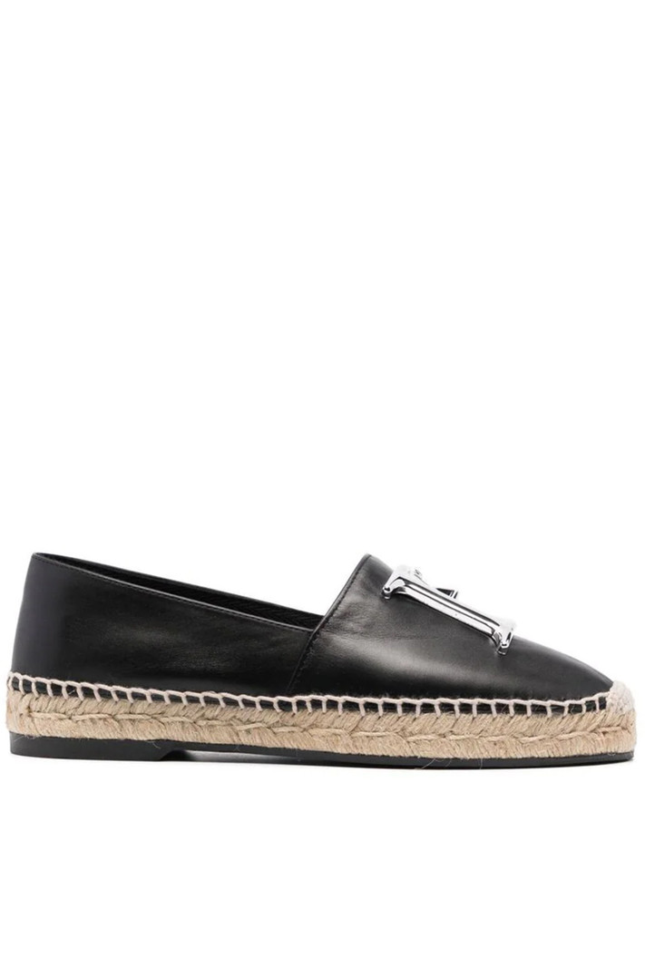 DSQUARED2 Dsquared2 espadrilles silver D2 logo Black