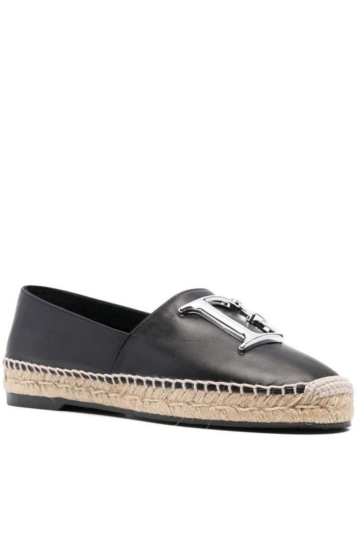 DSQUARED2 Dsquared2 espadrilles silver D2 logo Black