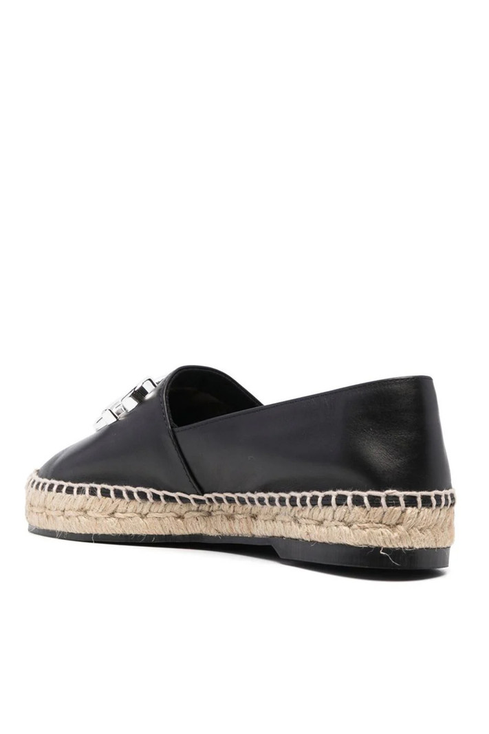 DSQUARED2 Dsquared2 espadrilles silver D2 logo Black